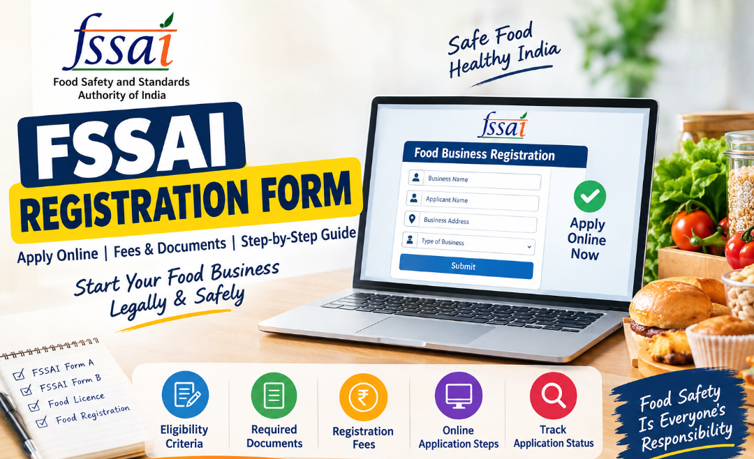 FSSAI Registration Form: Apply Online, Fees and Documents